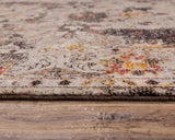 Cute Distressed Floral Brown/ Beige Large Area Rugs For Living Room Area Rugs LOOMLAN By LOOMLAN