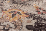 Cute Distressed Floral Brown/ Beige Large Area Rugs For Living Room Area Rugs LOOMLAN By LOOMLAN