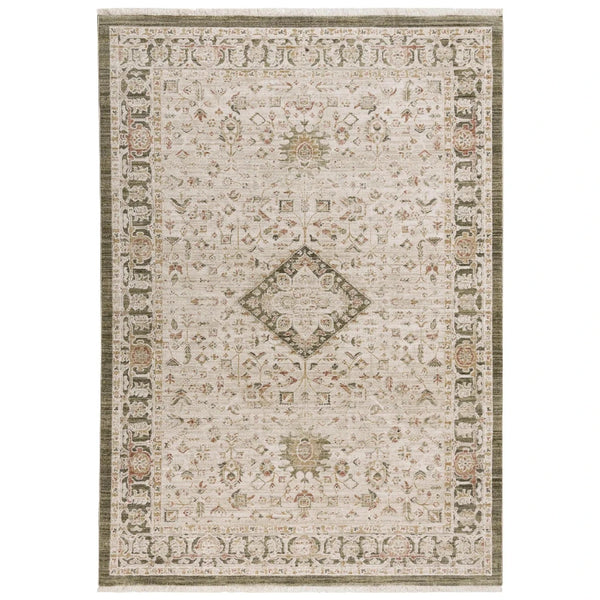 Cwch Medallion Natural Area Rugs For Living Room Area Rugs LOOMLAN By LOOMLAN