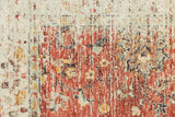 Cybo Distressed Floral Red/ Beige Large Area Rugs For Living Room Area Rugs LOOMLAN By LOOMLAN