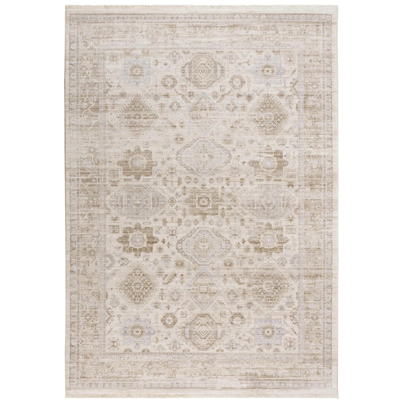 Cyra Floral Natural Area Rugs For Living Room Area Rugs LOOMLAN By LOOMLAN