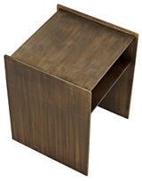 Cyrus Side Table, Aged Brass Side Tables LOOMLAN By Noir