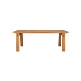 D-Bodhi Artisan Wood Brown Rectangular Dining Table Dining Tables LOOMLAN By LH Imports