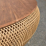 D-Bodhi Wave Side Table - Natural Side Tables LOOMLAN By LH Imports