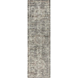 Dach Central Medallion Gray Kitchen Hallway Runner Rug Area Rugs LOOMLAN By LOOMLAN