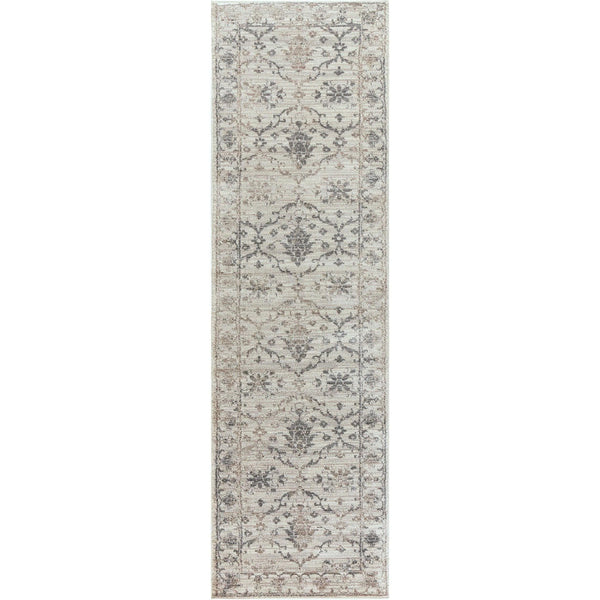 Dage Medallion Floral Beige Kitchen Hallway Runner Rug Area Rugs LOOMLAN By LOOMLAN