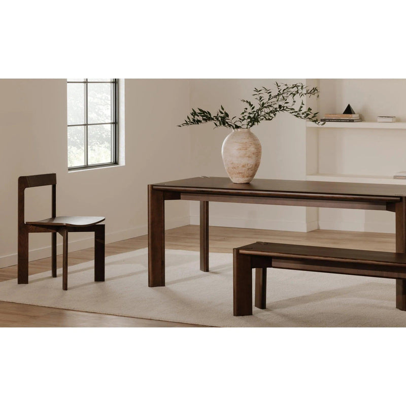 Daifuku Wood Rectangular Dining Table Dining Tables LOOMLAN By Moe's Home