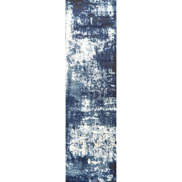 Dain Abstract Blue Kitchen Hallway Runner Rug Area Rugs LOOMLAN By LOOMLAN