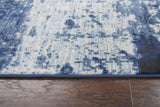 Dain Abstract Blue Kitchen Hallway Runner Rug Area Rugs LOOMLAN By LOOMLAN