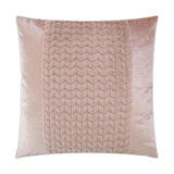 Dainty Band Blush Pink Throw Pillow With Insert Throw Pillows LOOMLAN By D.V. Kap