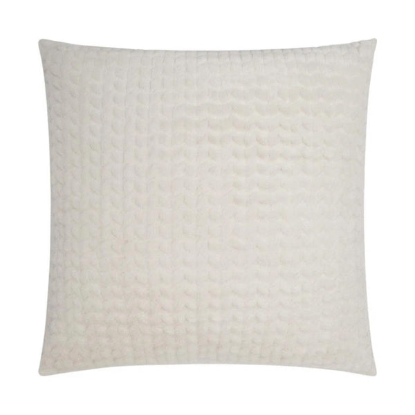 Dainty Off-White Throw Pillow With Insert Throw Pillows LOOMLAN By D.V. Kap