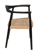 Dallas Chair, Black Burnt with Rattan Dining Chairs LOOMLAN By Noir