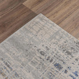 Dama Abstract Gray Kitchen Hallway Runner Rug Area Rugs LOOMLAN By LOOMLAN