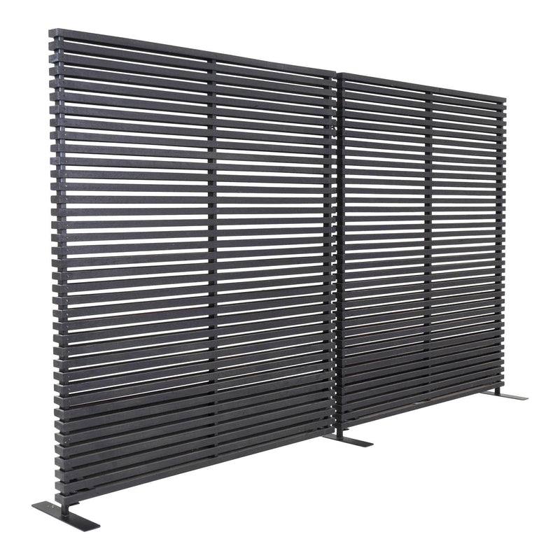 Damani Wood and Aluminum Screen Room Dividers LOOMLAN By Moe's Home