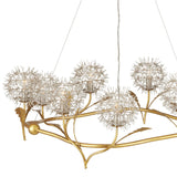 Dandelion Silver & Gold Chandelier Chandeliers LOOMLAN By Currey & Co