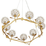 Dandelion Silver & Gold Chandelier Chandeliers LOOMLAN By Currey & Co