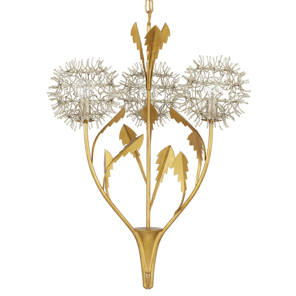 Dandelion Silver & Gold Pendant Pendants LOOMLAN By Currey & Co