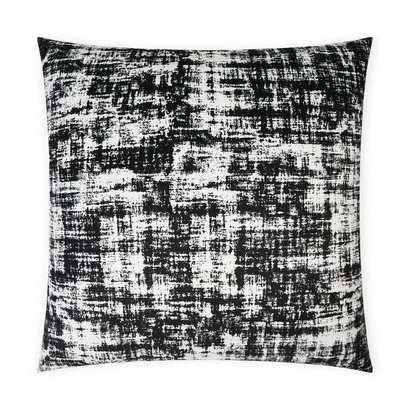 Dante Black Throw Pillow With Insert Throw Pillows LOOMLAN By D.V. Kap