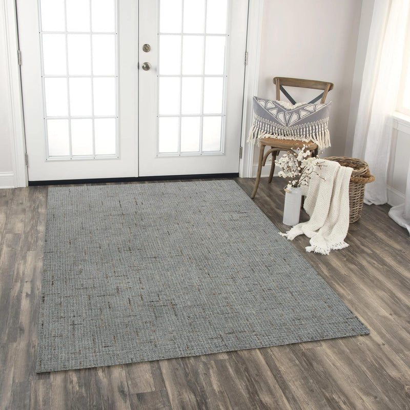 Daps Checkered Gray Area Rugs For Living Room Area Rugs LOOMLAN By LOOMLAN