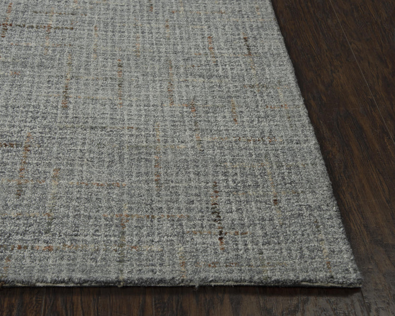 Daps Checkered Gray Area Rugs For Living Room Area Rugs LOOMLAN By LOOMLAN