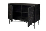 Dartington Wood Black Cabinet Accent Cabinets LOOMLAN By Furniture Classics