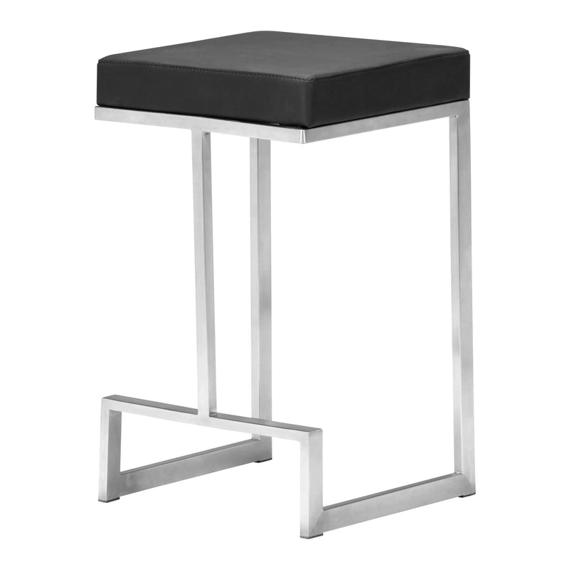 Darwen Counter Stool (Set of 2) Black Counter Stools LOOMLAN By Zuo Modern