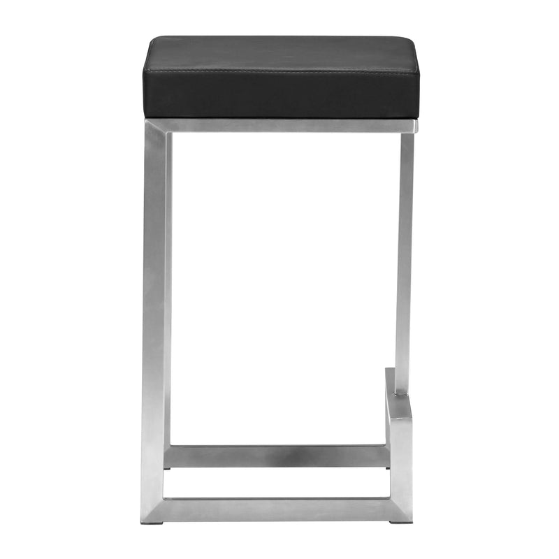 Darwen Counter Stool (Set of 2) Black Counter Stools LOOMLAN By Zuo Modern