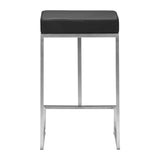 Darwen Counter Stool (Set of 2) Black Counter Stools LOOMLAN By Zuo Modern