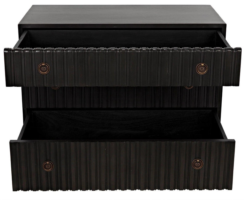 Daryl Wood Black Dresser Dressers LOOMLAN By Noir