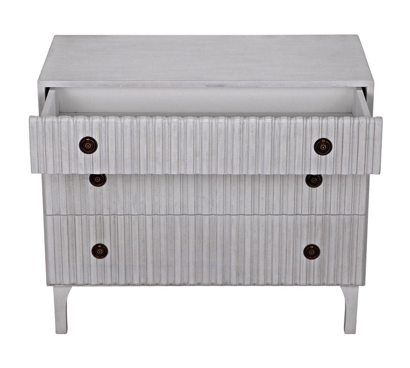 Daryl Wood White Dresser Dressers LOOMLAN By Noir