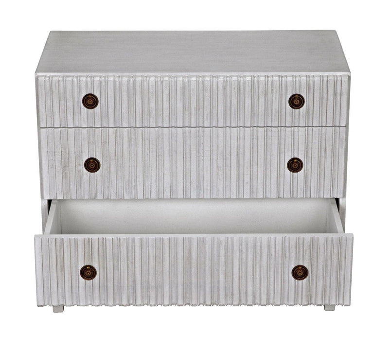 Daryl Wood White Dresser Dressers LOOMLAN By Noir