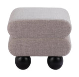 Davao Ottoman Gray Ottomans LOOMLAN By Zuo Modern