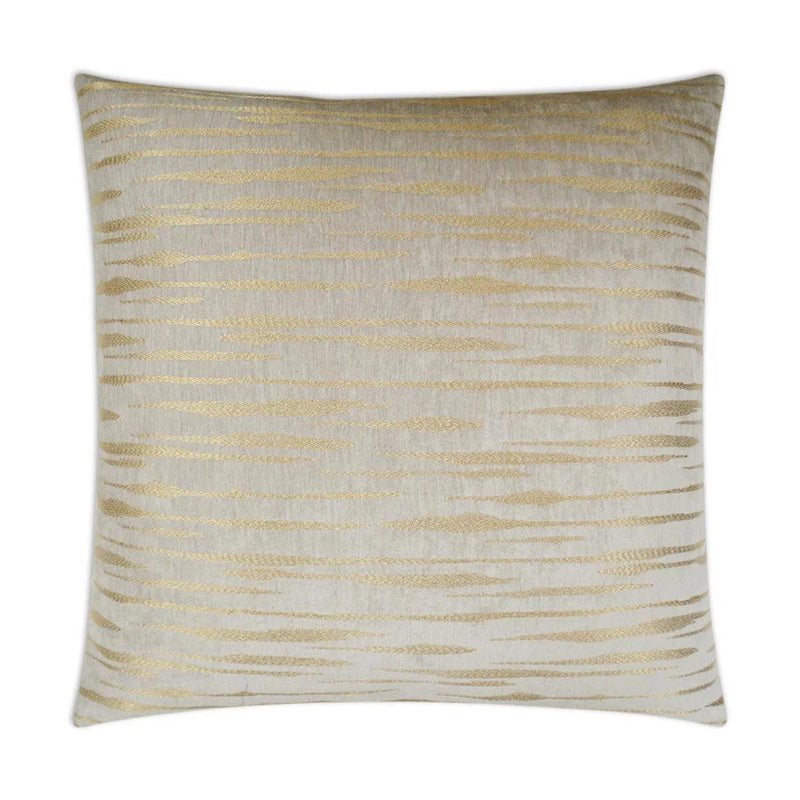 Davos Fog Brown Throw Pillow With Insert Throw Pillows LOOMLAN By D.V. Kap