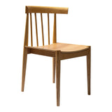 Day Natural Wood Armless Dining Chair Dining Chairs LOOMLAN By Moe's Home