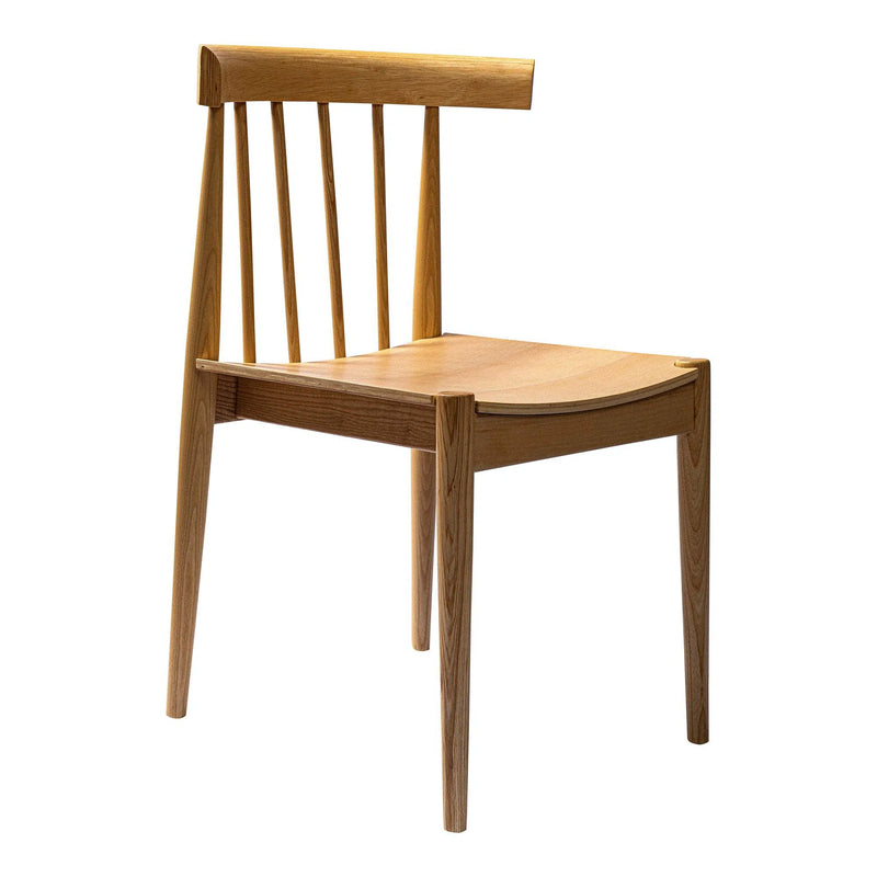 Day Natural Wood Armless Dining Chair Dining Chairs LOOMLAN By Moe's Home