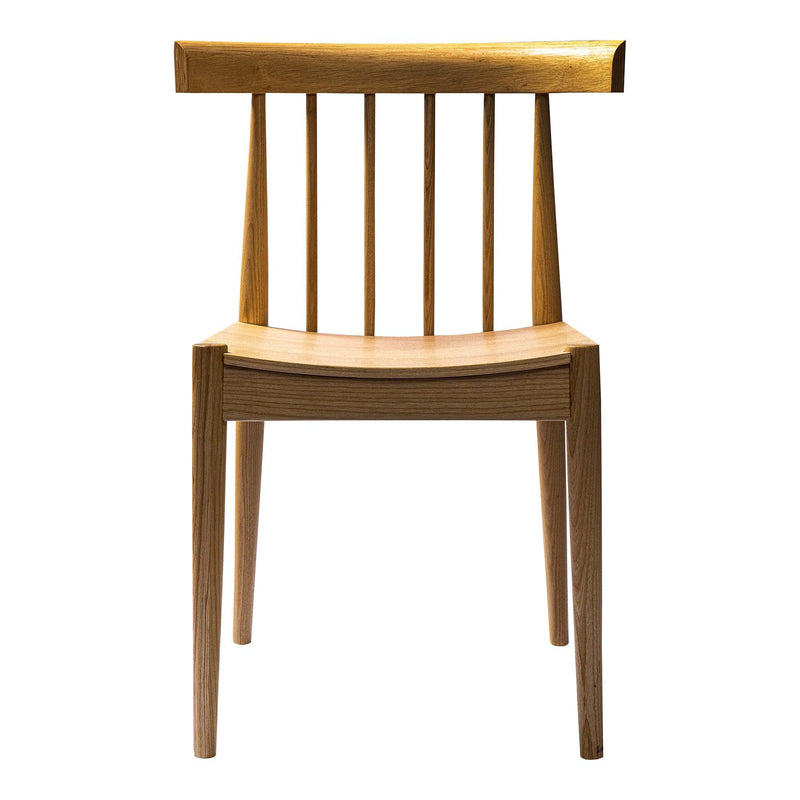 Day Natural Wood Armless Dining Chair Dining Chairs LOOMLAN By Moe's Home