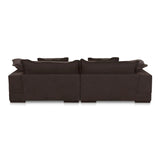 Daydream Polyester Upholstered Dark Brown Sectional Modular Sofas LOOMLAN By Moe's Home