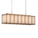 Daze Rectangular Chandelier Chandeliers LOOMLAN By Currey & Co