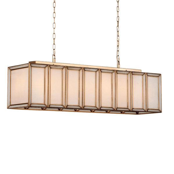 Daze Rectangular Chandelier Chandeliers LOOMLAN By Currey & Co