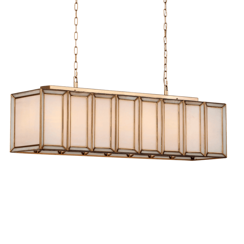 Daze Rectangular Chandelier Chandeliers LOOMLAN By Currey & Co