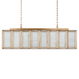 Daze Rectangular Chandelier Chandeliers LOOMLAN By Currey & Co