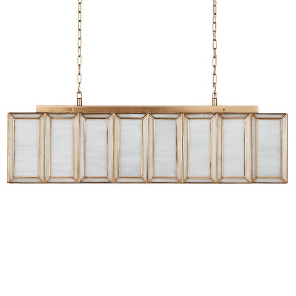 Daze Rectangular Chandelier Chandeliers LOOMLAN By Currey & Co