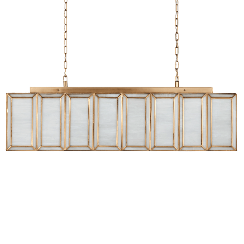 Daze Rectangular Chandelier Chandeliers LOOMLAN By Currey & Co