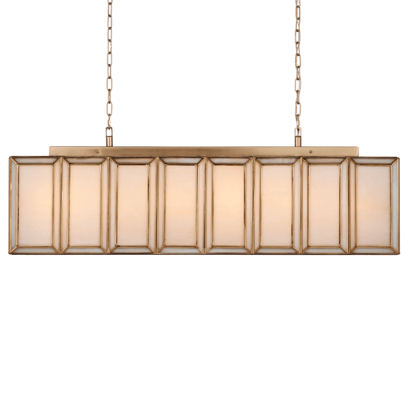 Daze Rectangular Chandelier Chandeliers LOOMLAN By Currey & Co