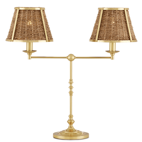 Deauville Desk Lamp Table Lamps LOOMLAN By Currey & Co