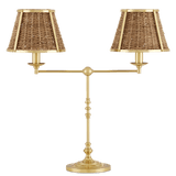 Deauville Desk Lamp Table Lamps LOOMLAN By Currey & Co