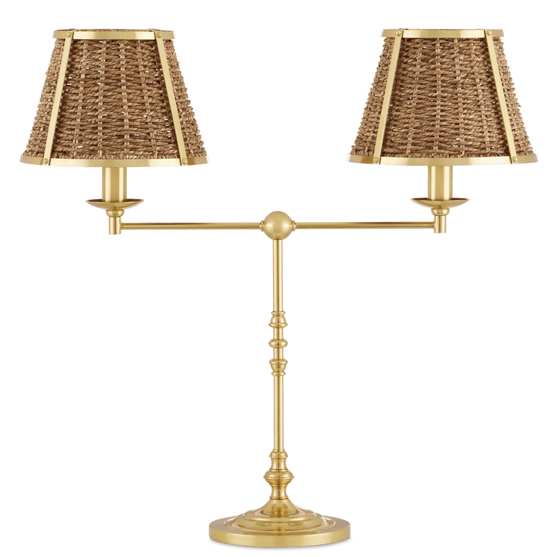 Deauville Desk Lamp Table Lamps LOOMLAN By Currey & Co