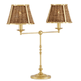 Deauville Desk Lamp Table Lamps LOOMLAN By Currey & Co