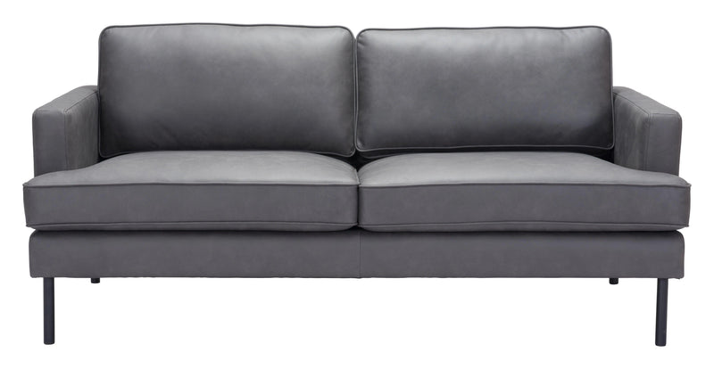 Decade Sofa Vintage Gray Sofas & Loveseats LOOMLAN By Zuo Modern