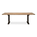 Decan Dining Table With Iron Base Dining Tables LOOMLAN By Sarreid